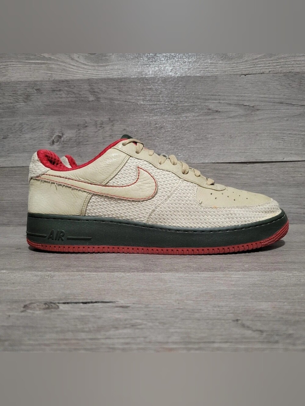 2007 Nike Air Force 1 Mens Sz 13 Premium 315180-222 China Tweed